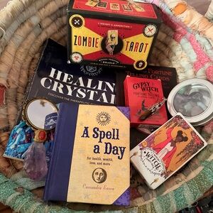 The Liminal Veil Collection • Witchy Tarot & Crystal Metaphysical Bundle